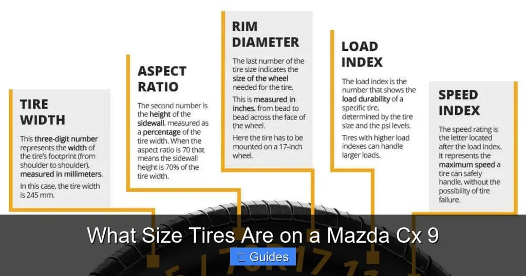 What Size Tires Are on a Mazda Cx 9