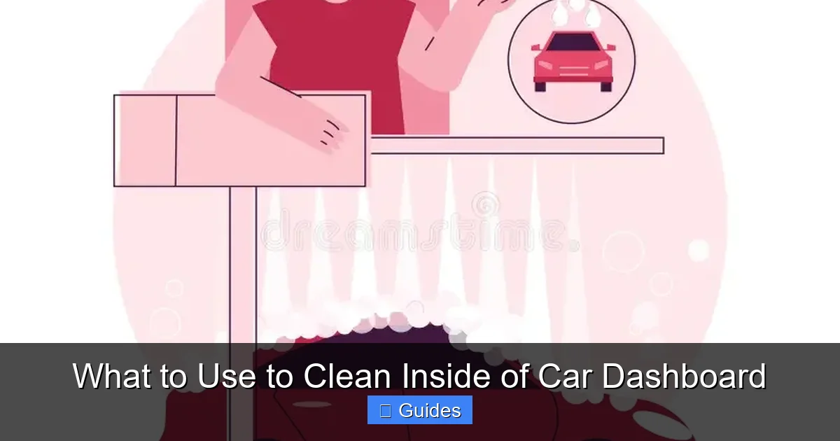 What to Use to Clean Inside of Car Dashboard