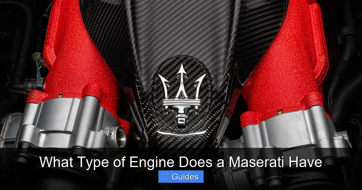 What Type of Engine Does a Maserati Have