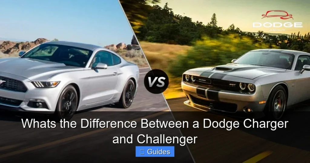 Whats the Difference Between a Dodge Charger and Challenger