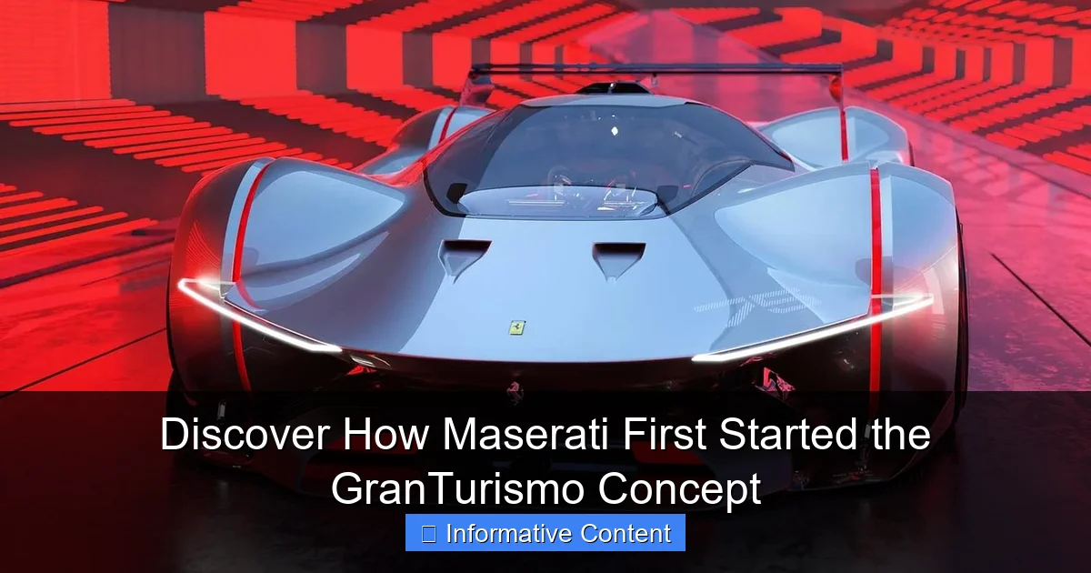 Discover How Maserati First Started the GranTurismo Concept
