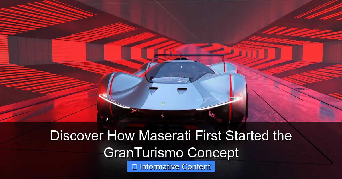 Discover How Maserati First Started the GranTurismo Concept