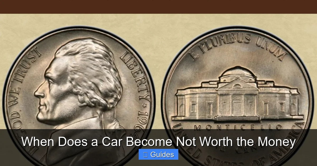 When Does a Car Become Not Worth the Money