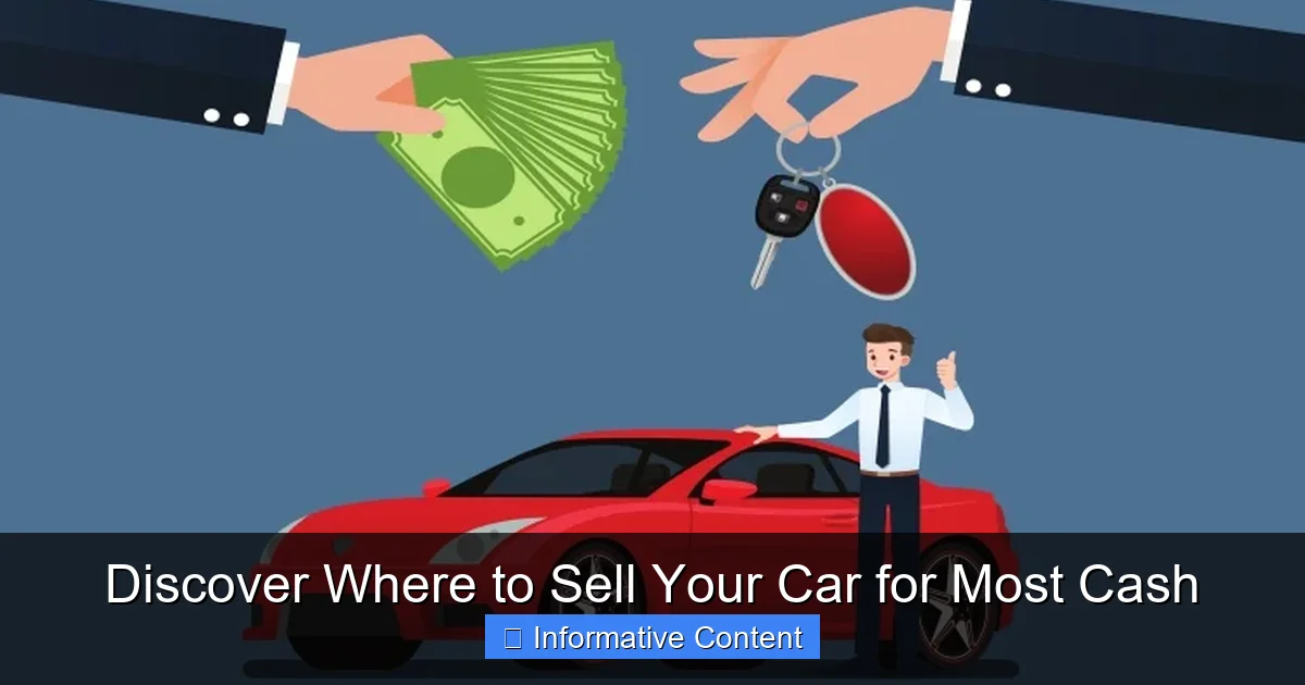 Discover Where to Sell Your Car for Most Cash
