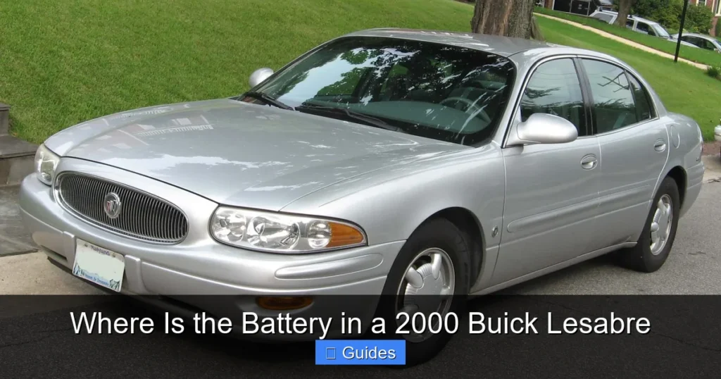 Where Is the Battery in a 2000 Buick Lesabre