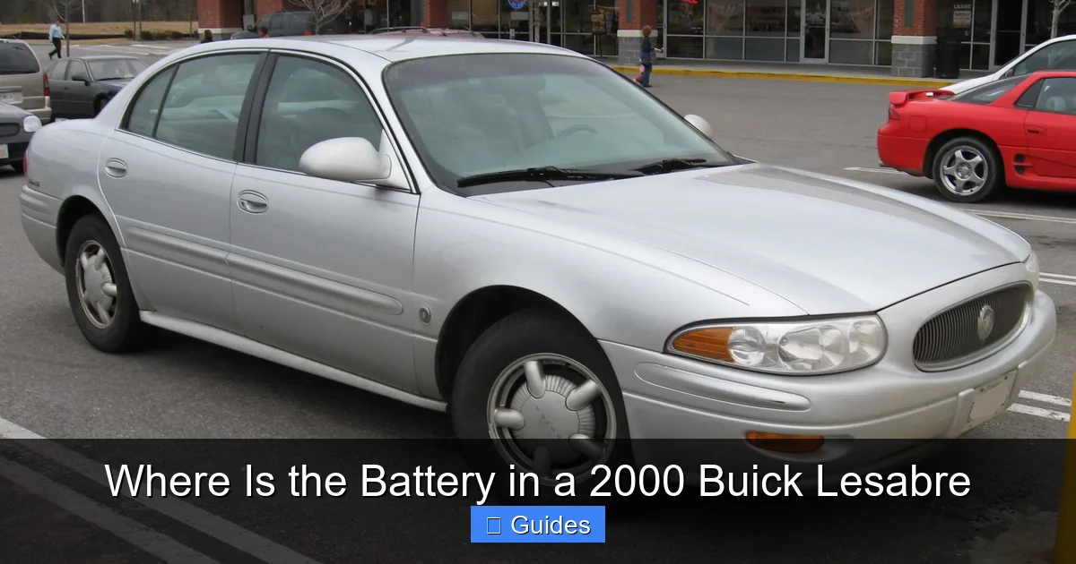 Where Is the Battery in a 2000 Buick Lesabre