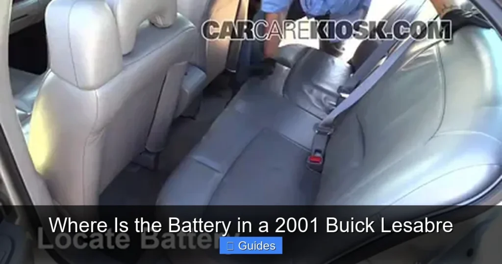 Where Is the Battery in a 2001 Buick Lesabre