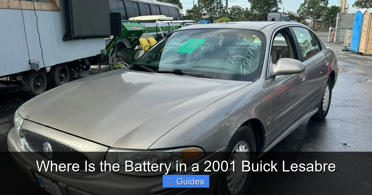 Where Is the Battery in a 2001 Buick Lesabre