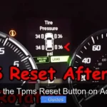 Where Is the Tpms Reset Button on Acura Mdx