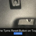 Where Is the Tpms Reset Button on Toyota Camry