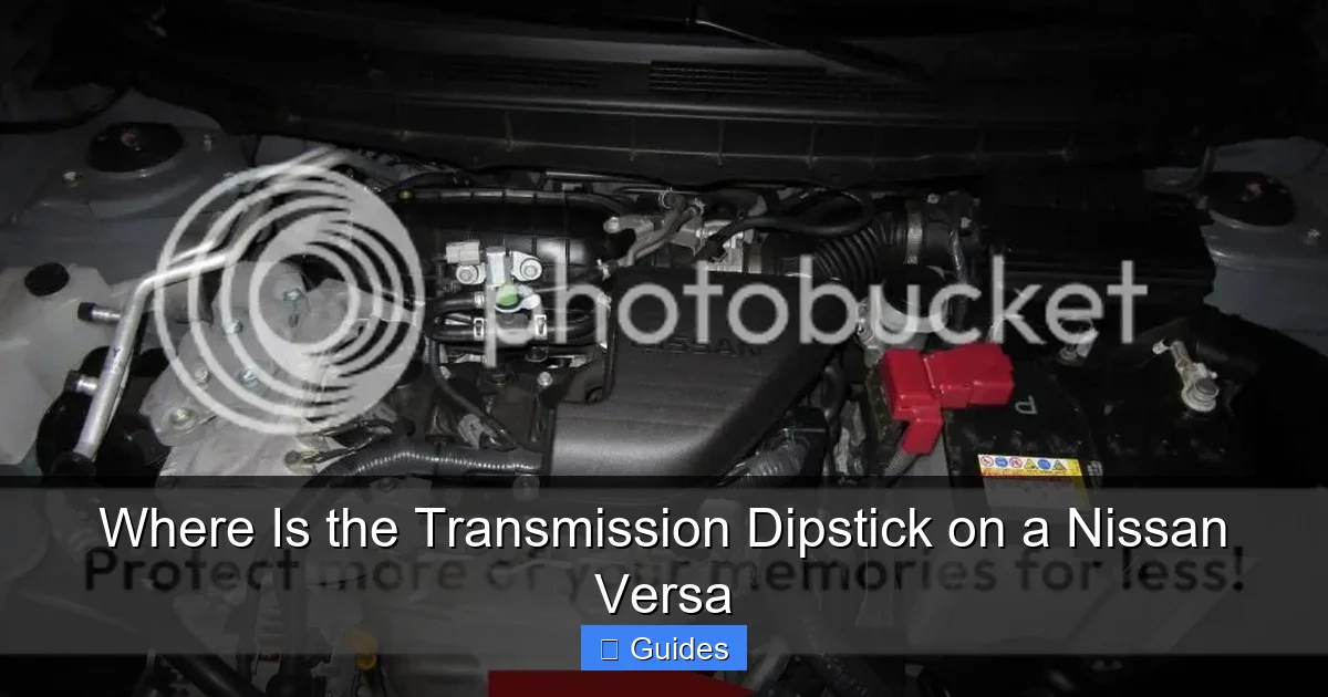 Where Is the Transmission Dipstick on a Nissan Versa