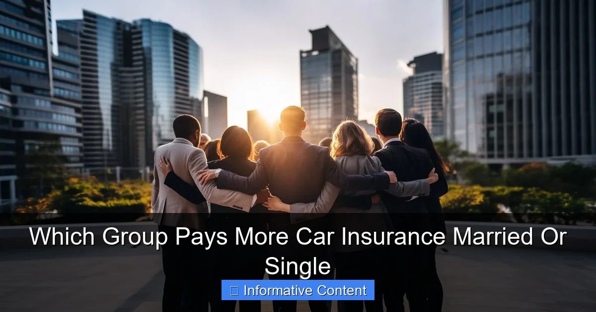Which Group Pays More Car Insurance Married Or Single