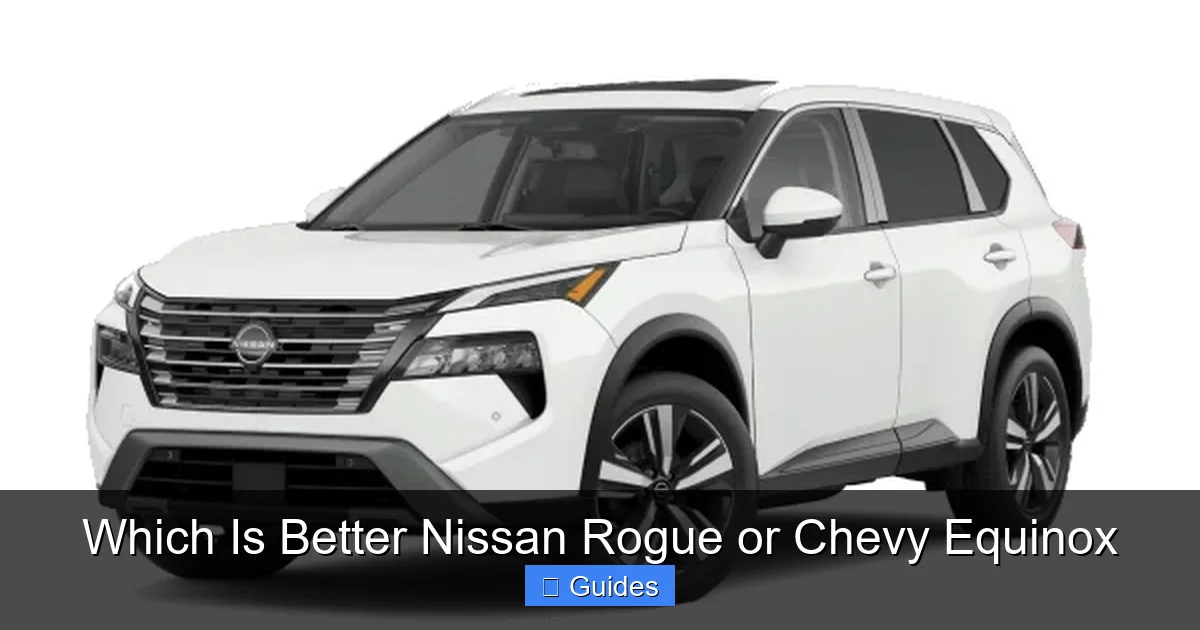 Which Is Better Nissan Rogue or Chevy Equinox