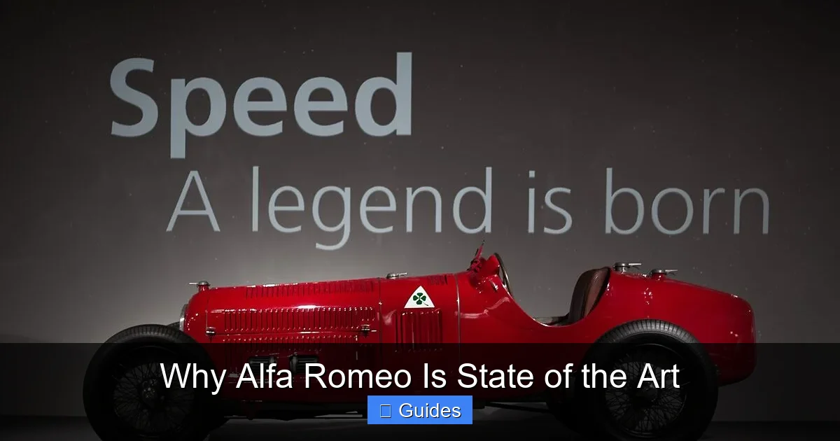 Why Alfa Romeo Is State of the Art