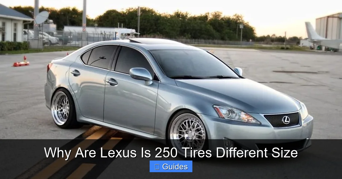 Why Are Lexus Is 250 Tires Different Size
