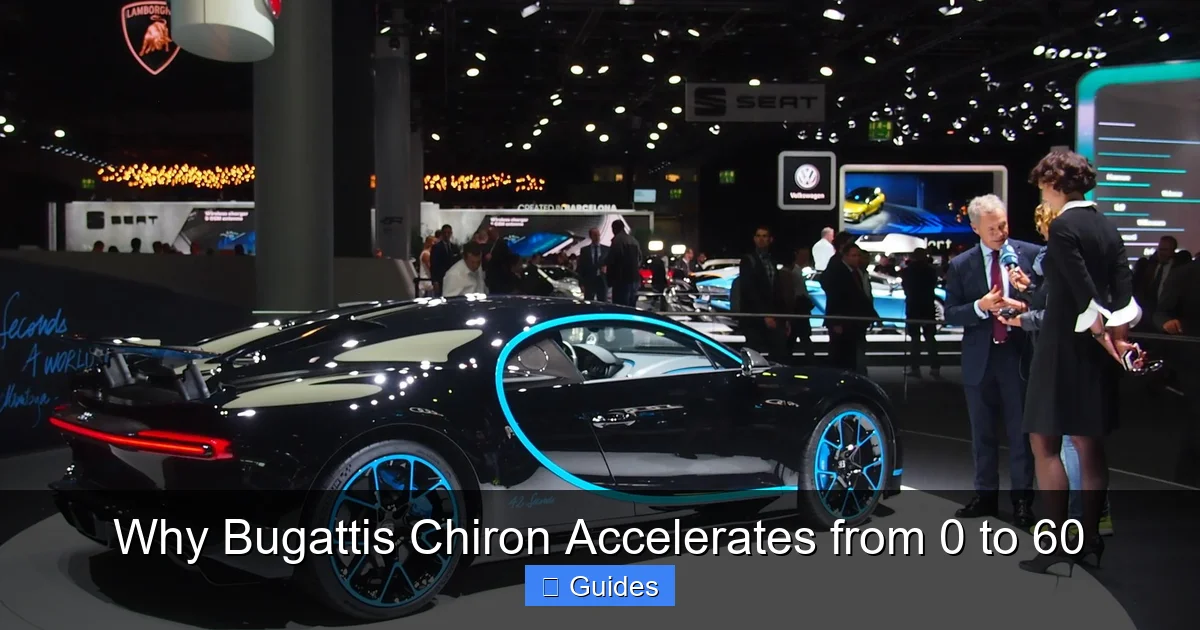 Why Bugattis Chiron Accelerates from 0 to 60