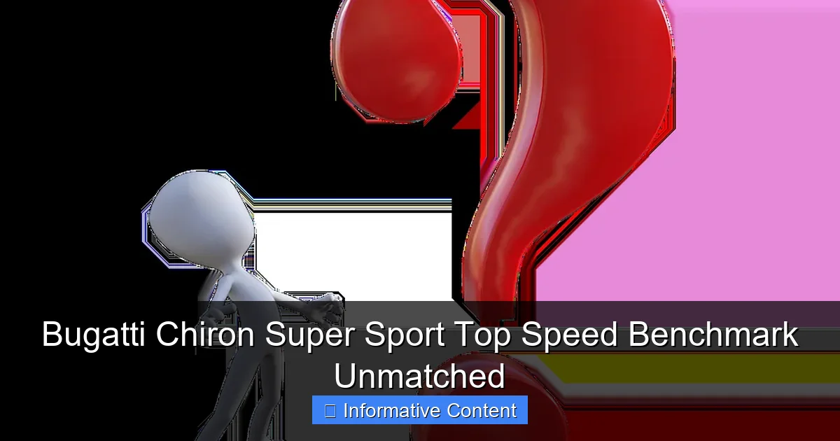 Bugatti Chiron Super Sport Top Speed Benchmark Unmatched