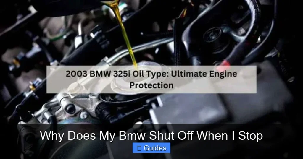 Why Does My Bmw Shut Off When I Stop