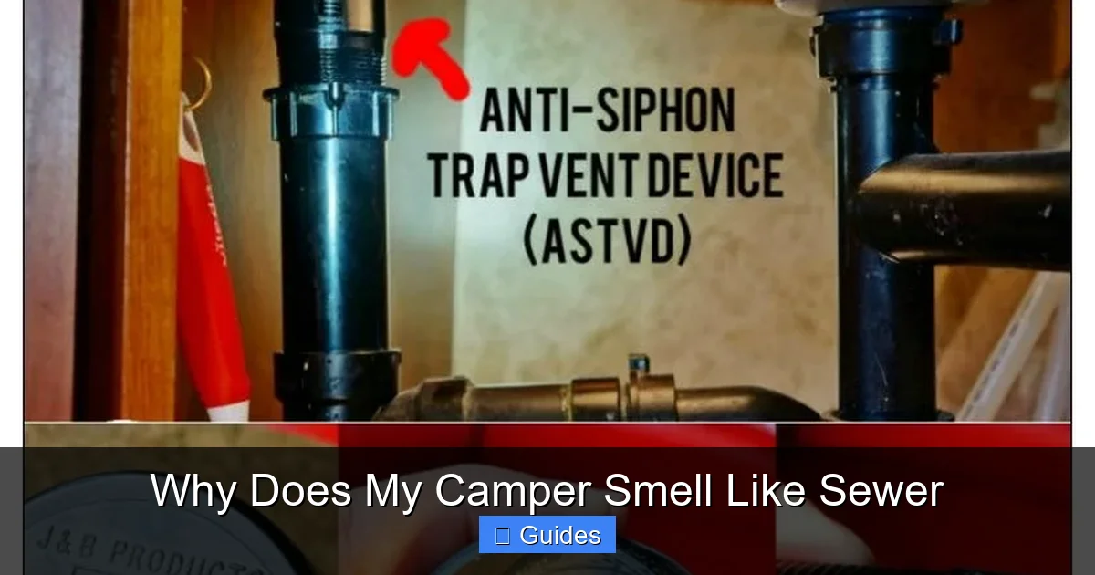 Why Does My Camper Smell Like Sewer