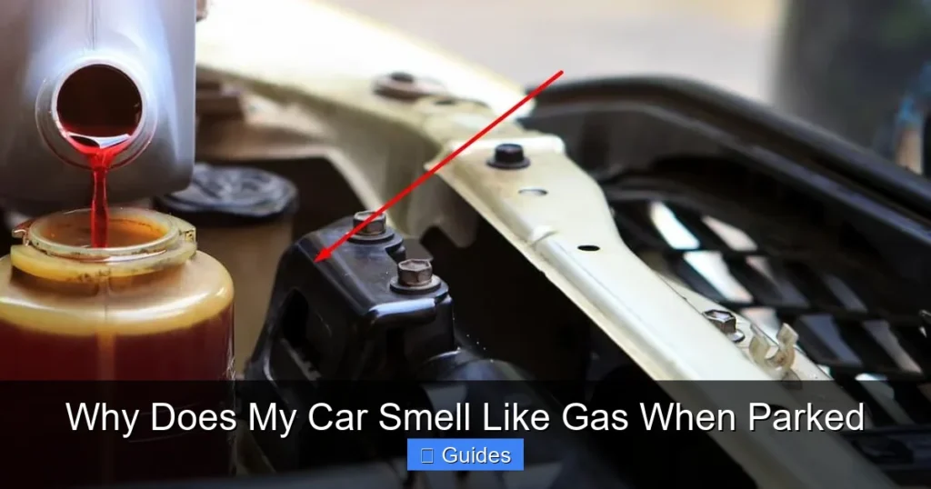 Why Does My Car Smell Like Gas When Parked