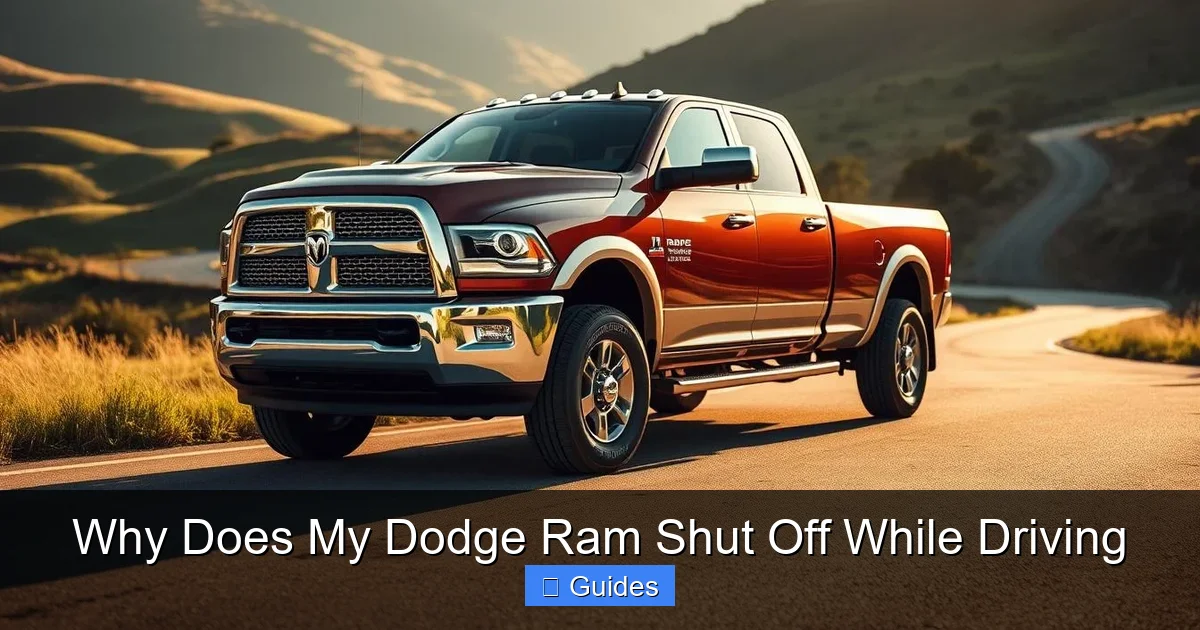 Why Does My Dodge Ram Shut Off While Driving