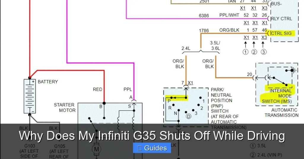 Why Does My Infiniti G35 Shuts Off While Driving