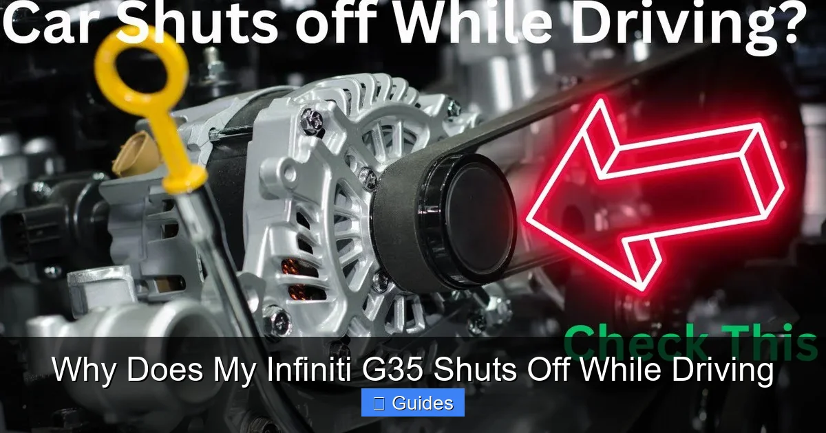 Why Does My Infiniti G35 Shuts Off While Driving