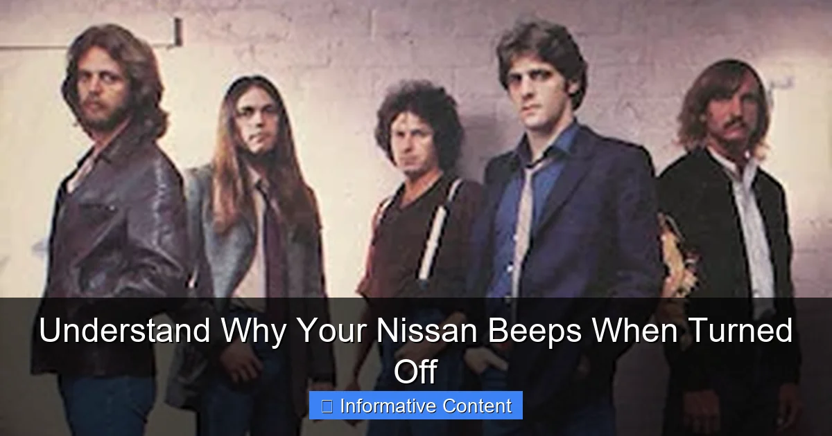 Understand Why Your Nissan Beeps When Turned Off