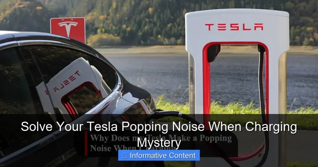 Solve Your Tesla Popping Noise When Charging Mystery