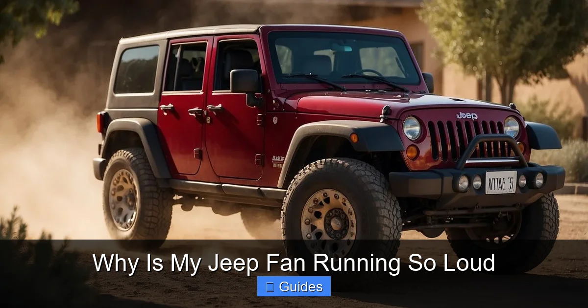 Why Is My Jeep Fan Running So Loud