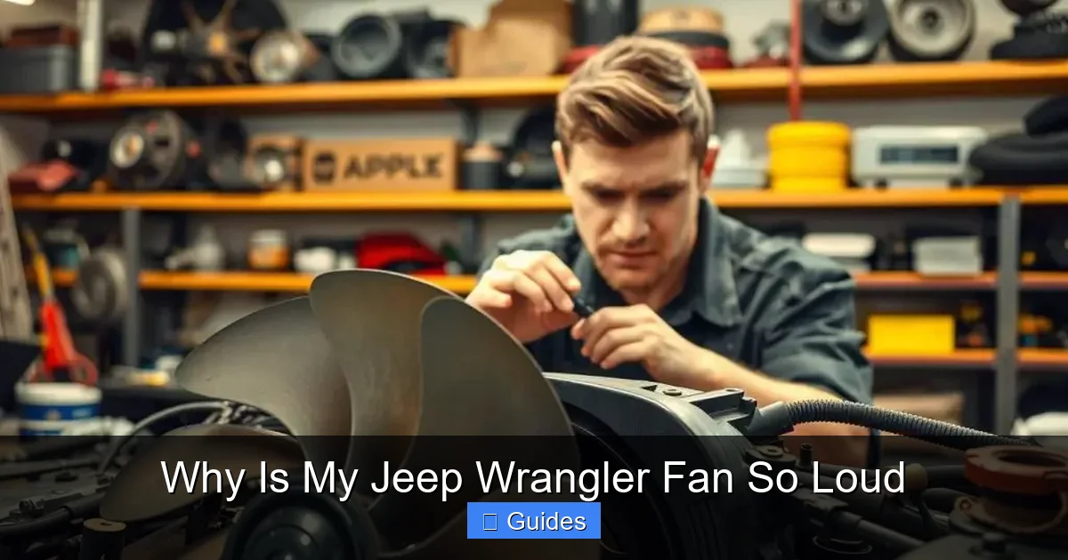 Why Is My Jeep Wrangler Fan So Loud