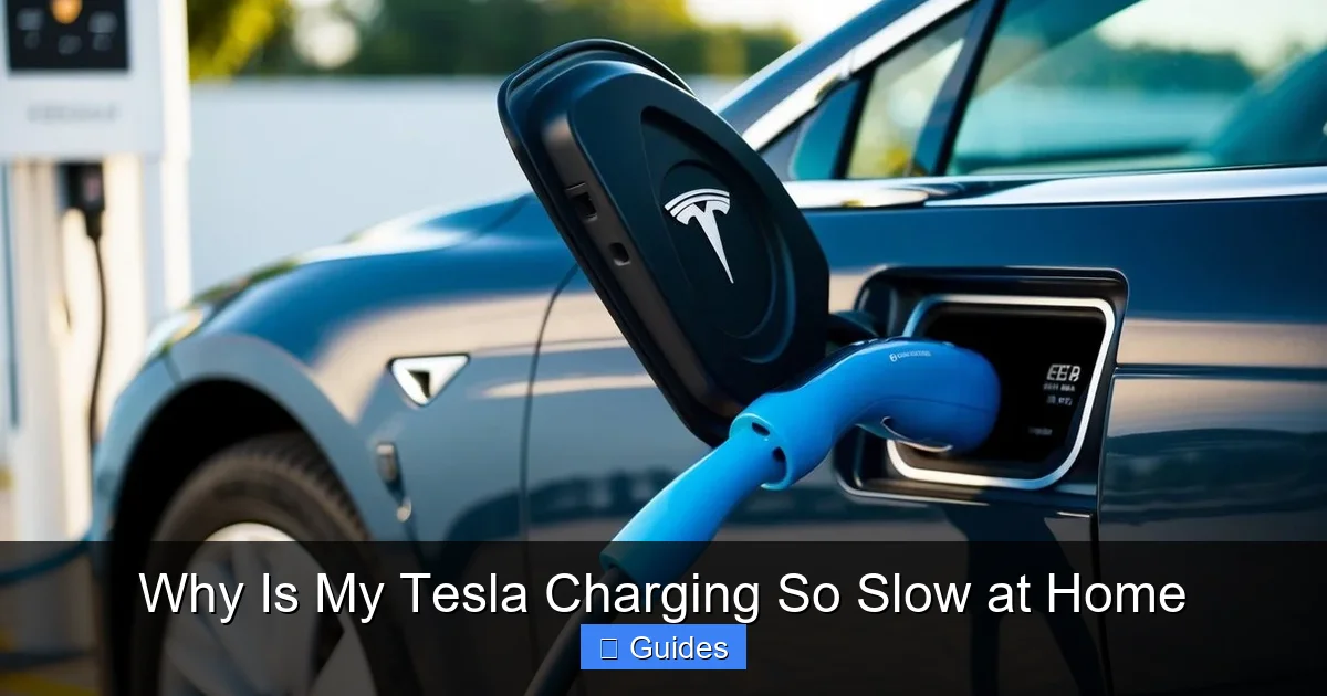 Why Is My Tesla Charging So Slow at Home