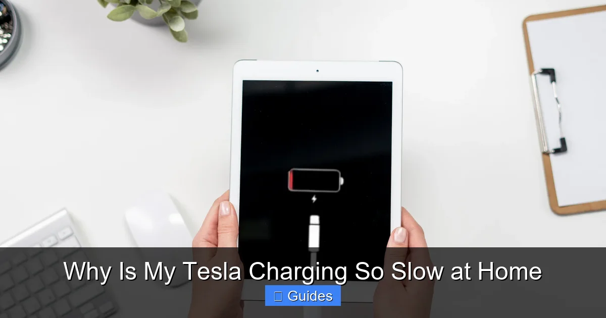 Why Is My Tesla Charging So Slow at Home