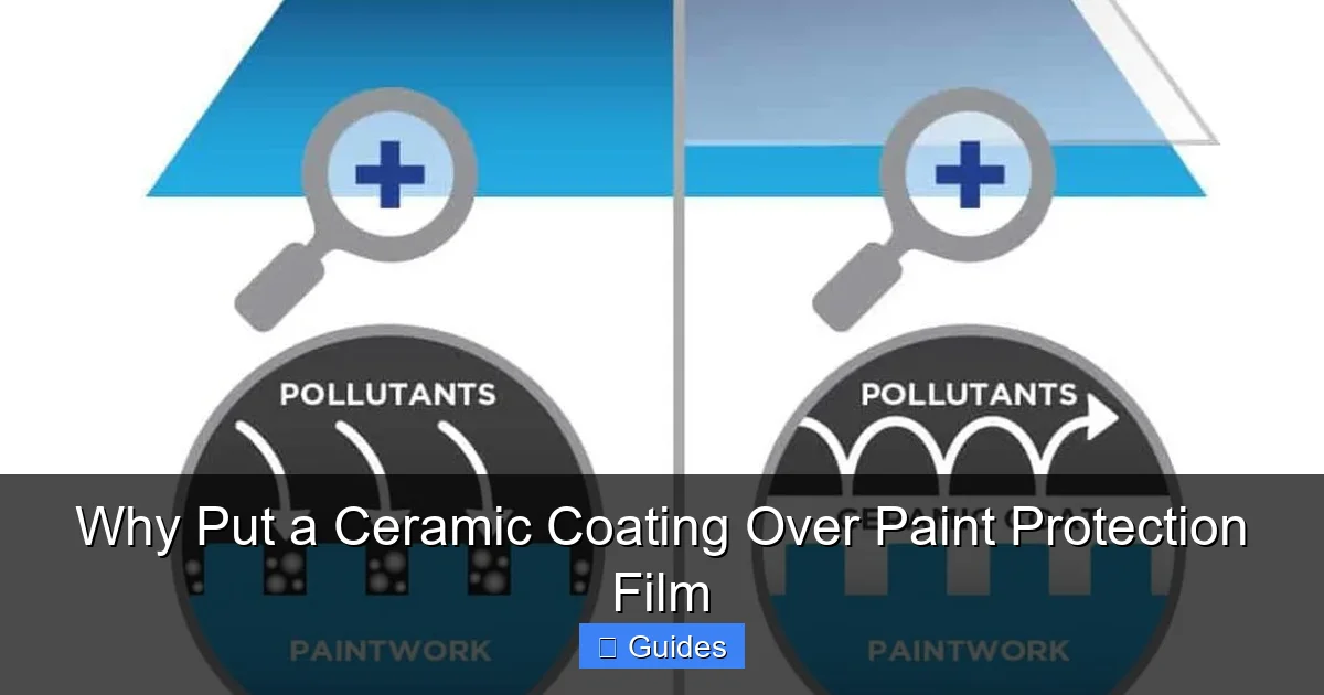 Why Put a Ceramic Coating Over Paint Protection Film