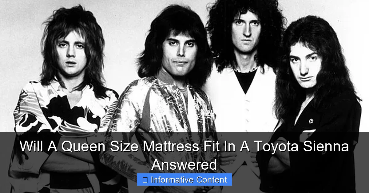 Will A Queen Size Mattress Fit In A Toyota Sienna Answered