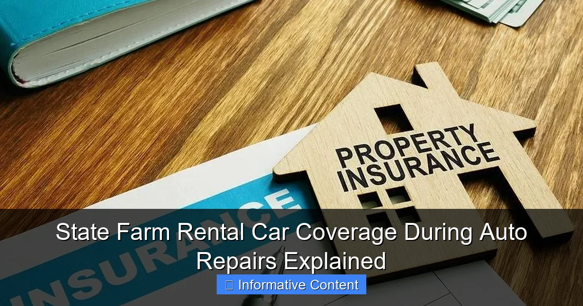 State Farm Rental Car Coverage During Auto Repairs Explained