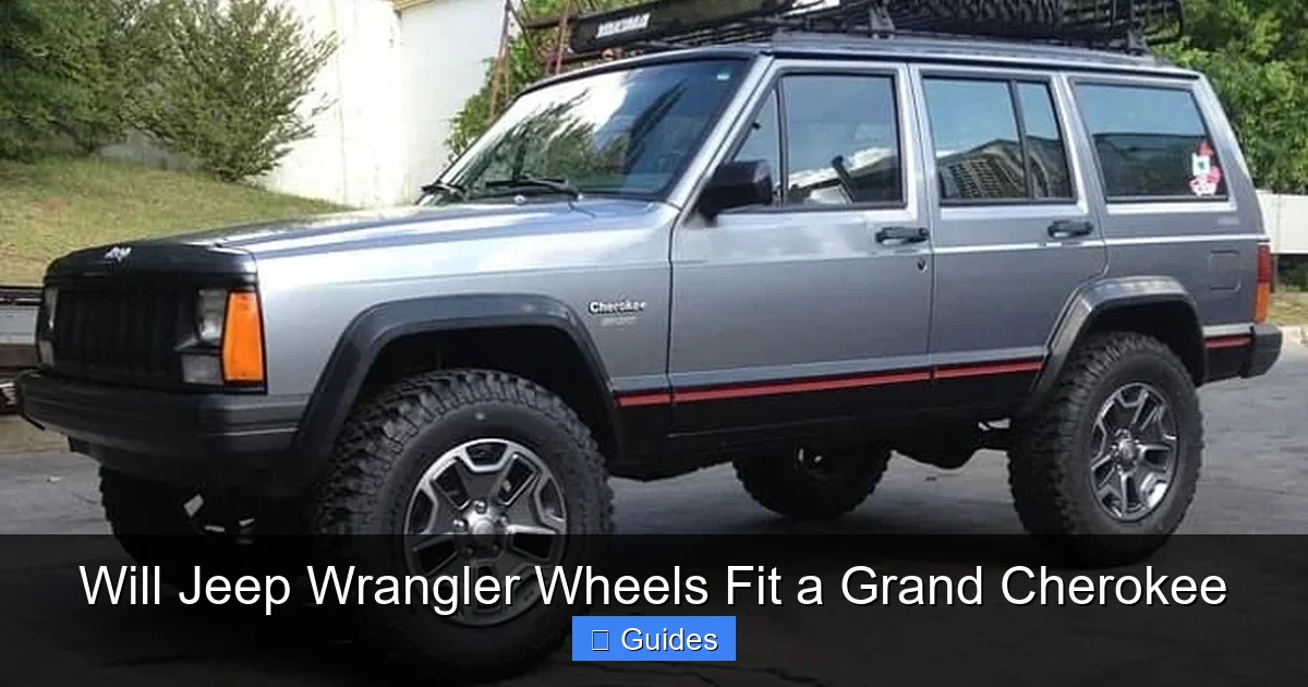 Will Jeep Wrangler Wheels Fit a Grand Cherokee