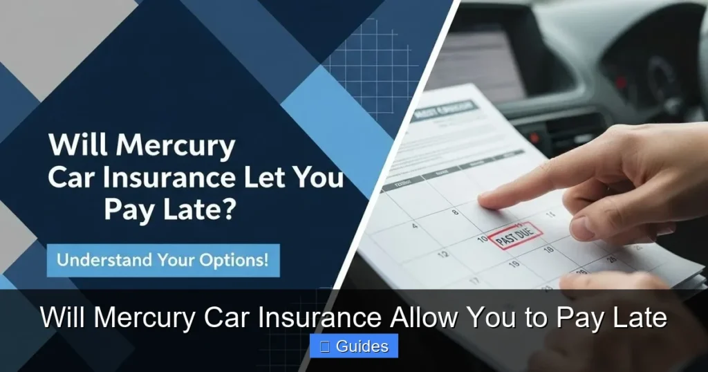 Will Mercury Car Insurance Allow You to Pay Late
