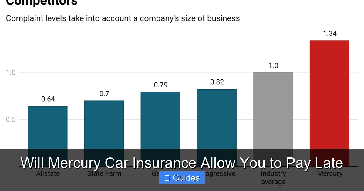 Will Mercury Car Insurance Allow You to Pay Late