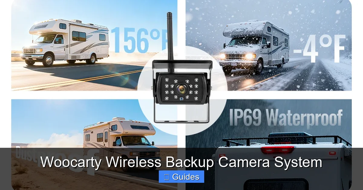 Woocarty Wireless Backup Camera System