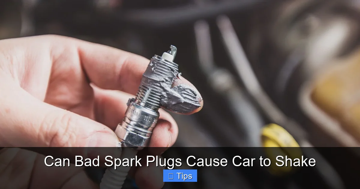 Can Bad Spark Plugs Cause Car to Shake