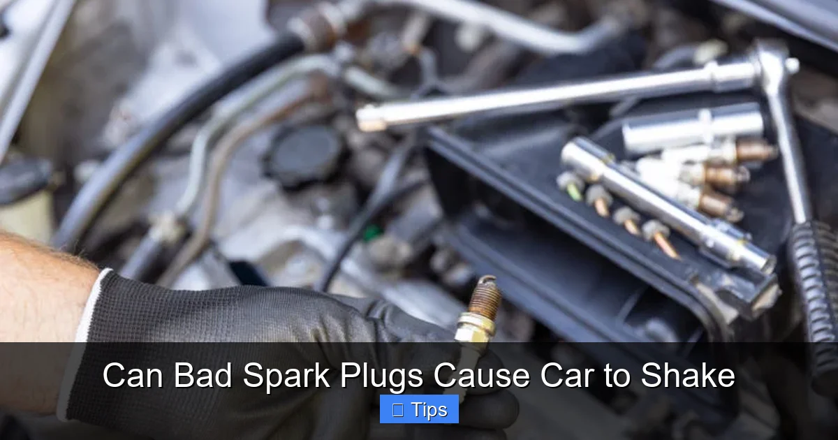 Can Bad Spark Plugs Cause Car to Shake