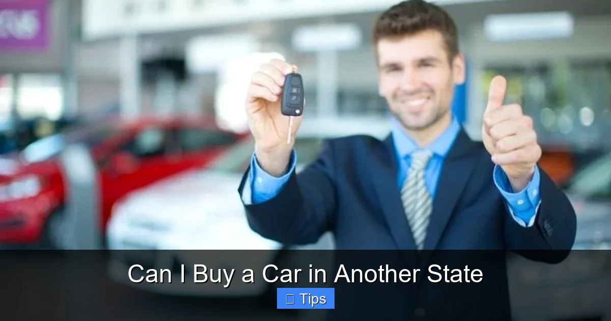 Can I Buy a Car in Another State