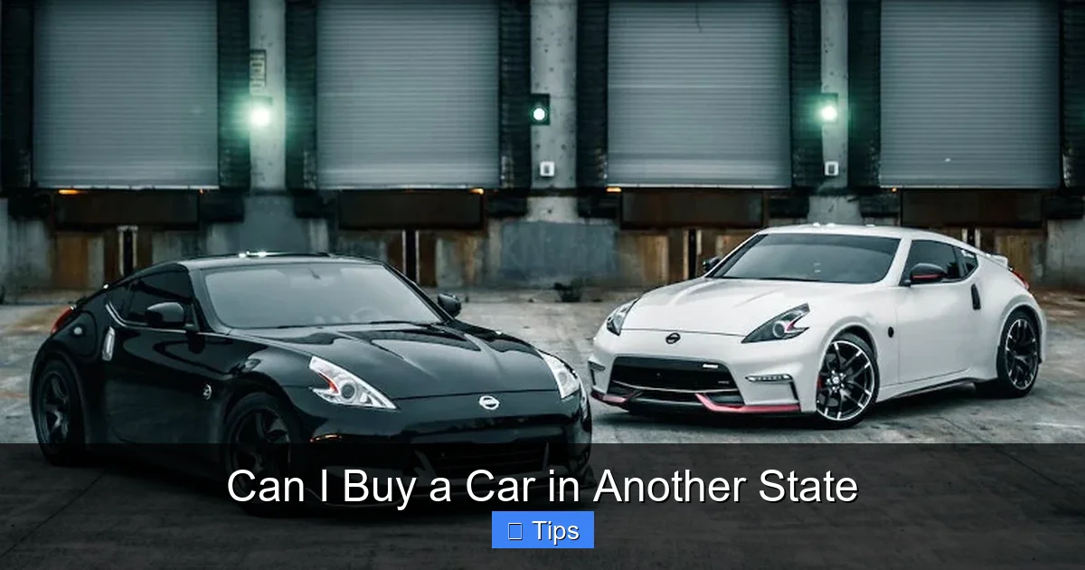 Can I Buy a Car in Another State