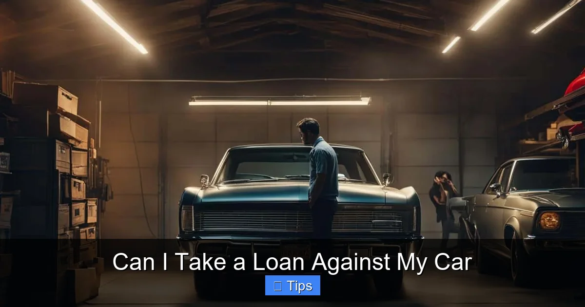 Can I Take a Loan Against My Car