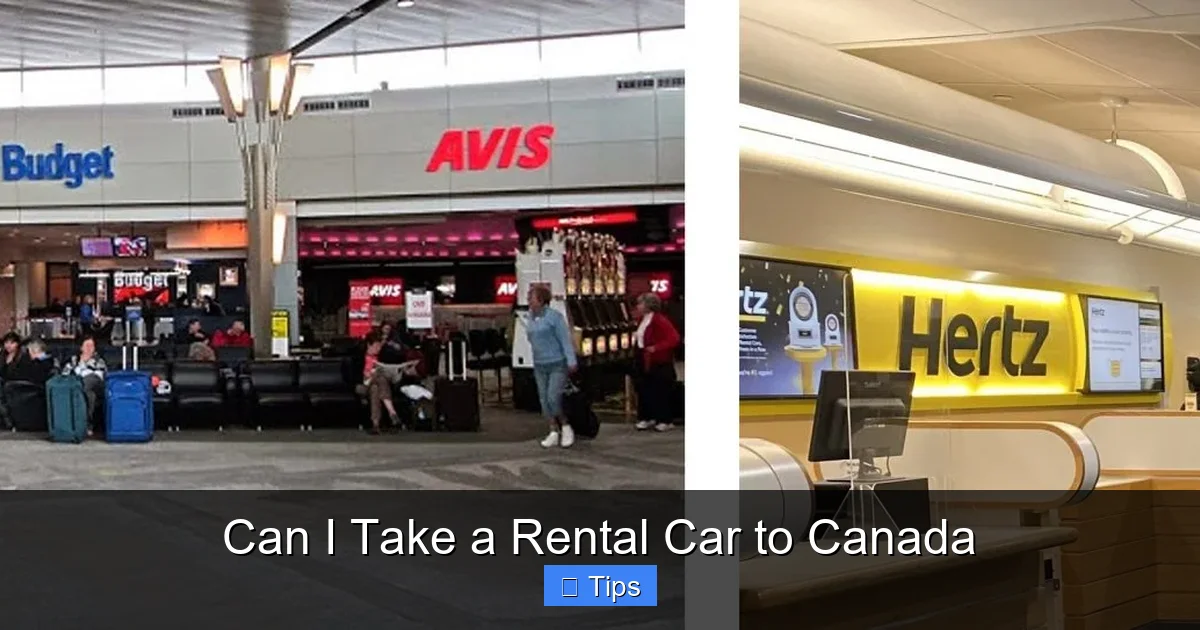 Can I Take a Rental Car to Canada