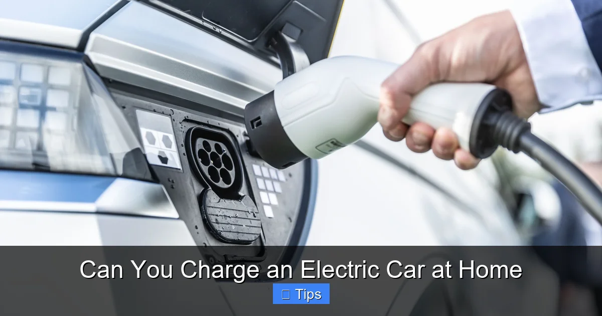 Can You Charge an Electric Car at Home