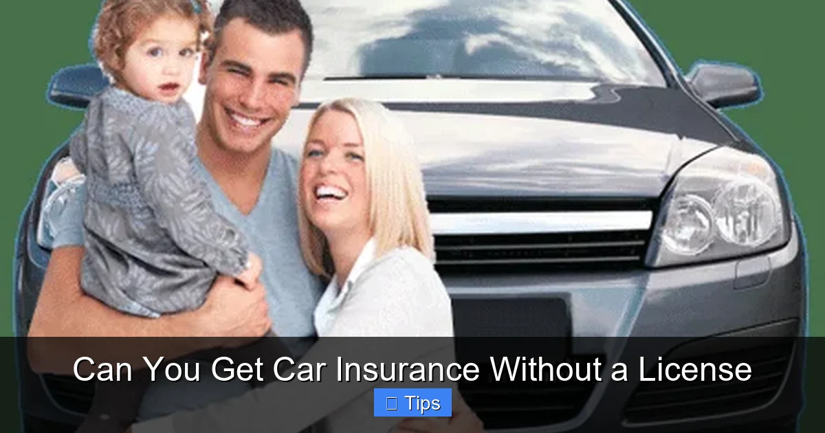 Can You Get Car Insurance Without a License