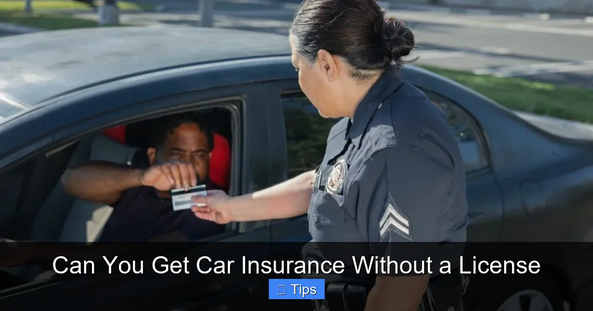 Can You Get Car Insurance Without a License