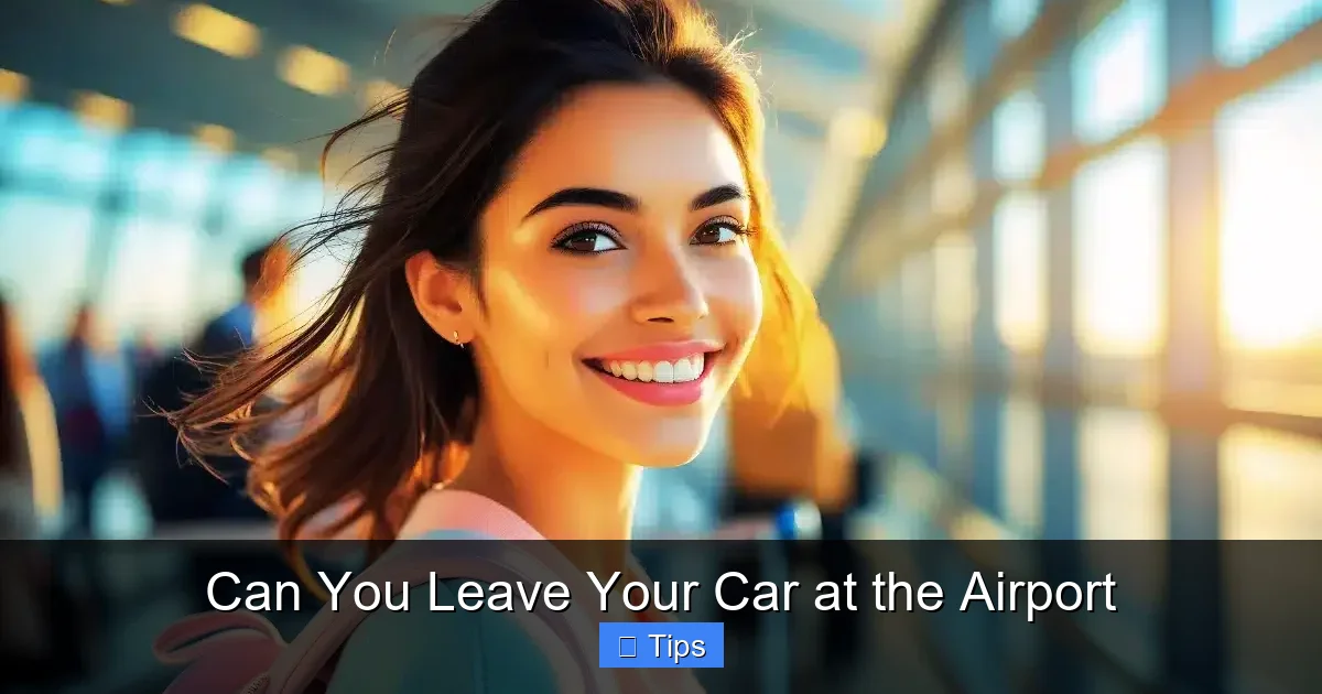 Can You Leave Your Car at the Airport